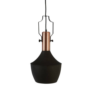 Argo Medium Pendant Light In Black & Copper