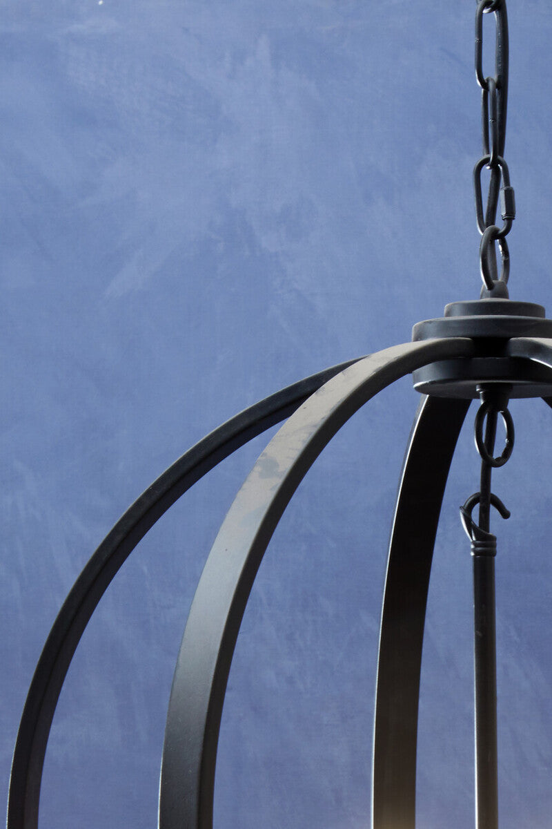 Censer Black Metal Pendant Light