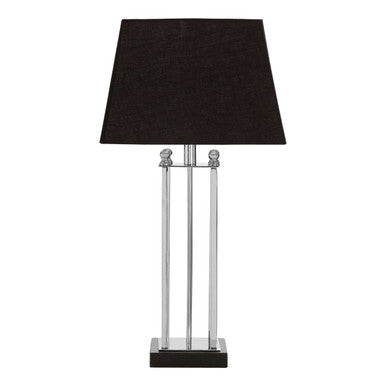 Hoffmann Steel Black Modern Table Lamp