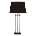 Hoffmann Steel Black Modern Table Lamp