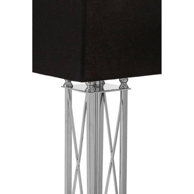 Hoffmann Steel Black Modern Table Lamp