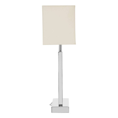 Trajectory Steel Silver Contemporary Table Lamp