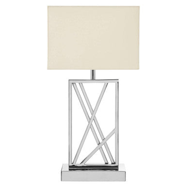 Trajectory Steel Silver Contemporary Table Lamp