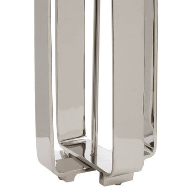 Argent Table Lamp With Cream Shade