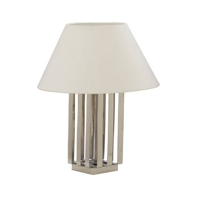 Brendan Fabric White Modern Table Lamp
