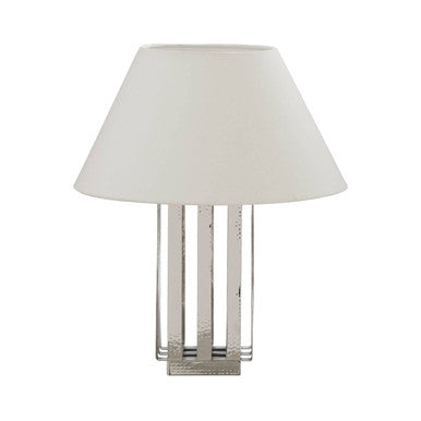 Brendan Fabric White Modern Table Lamp
