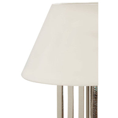 Brendan Fabric White Modern Table Lamp
