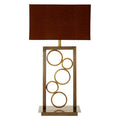 Globule Steel Gold Mid-Century Table Lamp