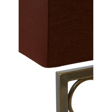 Globule Steel Gold Mid-Century Table Lamp