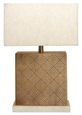 Savoy Gold & Marble Base Table Lamp