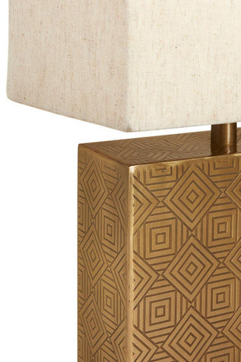 Savoy Gold & Marble Base Table Lamp