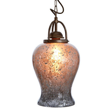 Terina Antique Silver Pendant Light