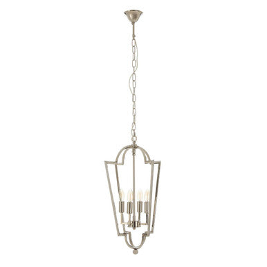 Venice Tapered Steel Chrome Contemporary Chandelier