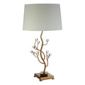 Zeva Linen White Table Lamp