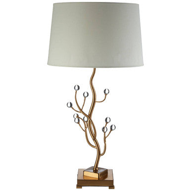 Zeva Linen White Table Lamp
