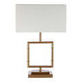 Zofie Linen White Table Lamp