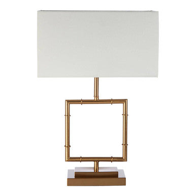 Zofie Linen White Table Lamp