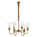 Zissi Glass Gold Modern Ceiling Light