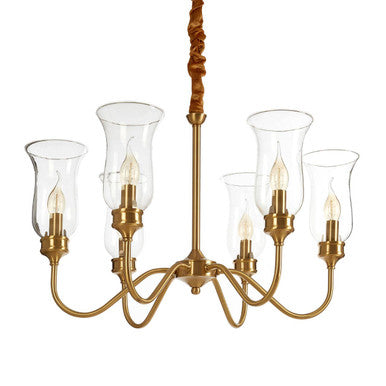 Zissi Glass Gold Modern Ceiling Light