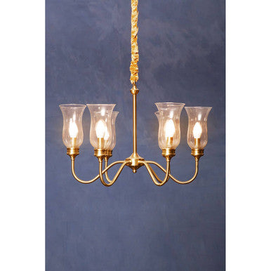 Zissi Glass Gold Modern Ceiling Light