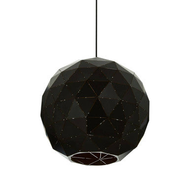 Mateo Medium Black & Copper Pendant Light