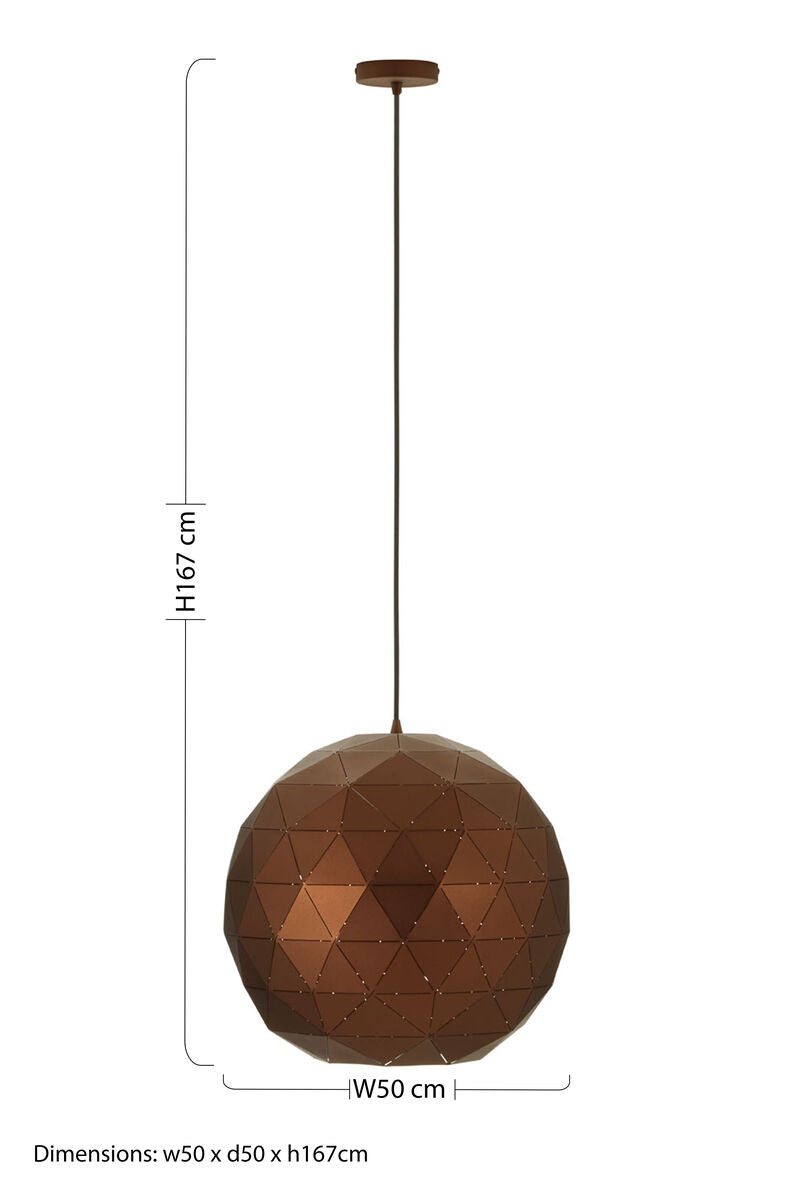 Mateo Medium Coffee Pendant Light