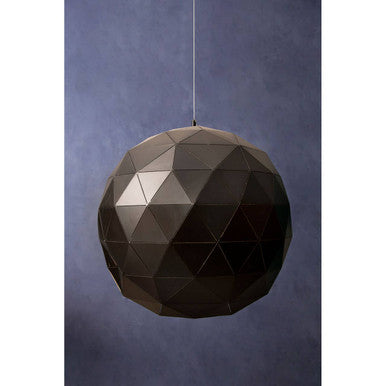 Mateo Large Black & Copper Pendant Light