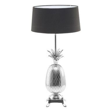 Boho Nickel Pineapple Table Lamp