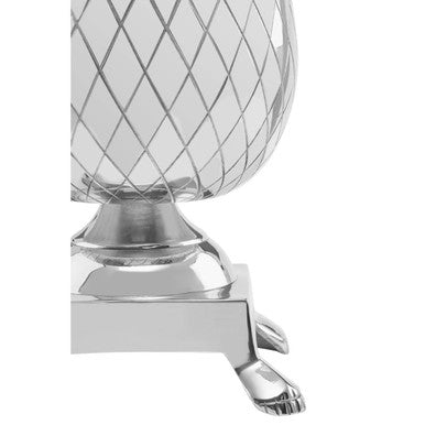 Boho Nickel Pineapple Table Lamp