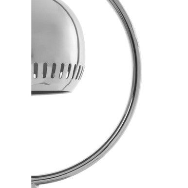 Macon Circle Grey Modern Table Lamp