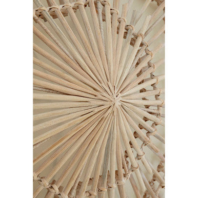 Hestina Small Woven Rattan Wall Light