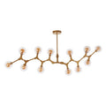 Abira 12 Arm Gold Pendant Light