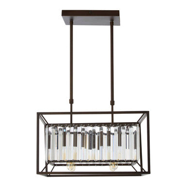 Akiko 4 Bulb Matte Black Ceiling Light