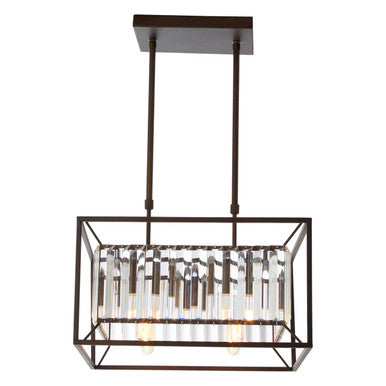 Akiko 4 Bulb Matte Black Ceiling Light
