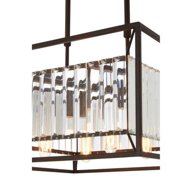 Akiko 4 Bulb Matte Black Ceiling Light