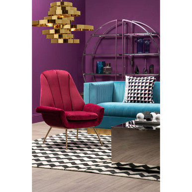 Alana 5 Bulb Gold Pendant Lamp