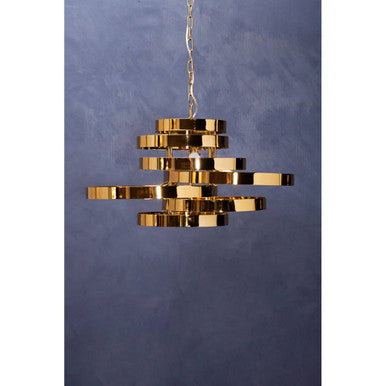 Alana 5 Bulb Gold Pendant Lamp