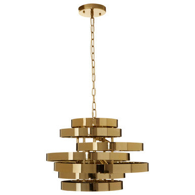 Alana 4 Bulb Gold Pendant Light