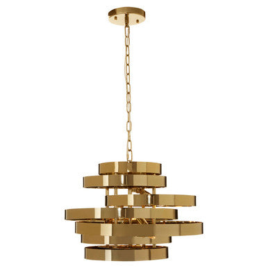 Alana 4 Bulb Gold Pendant Light