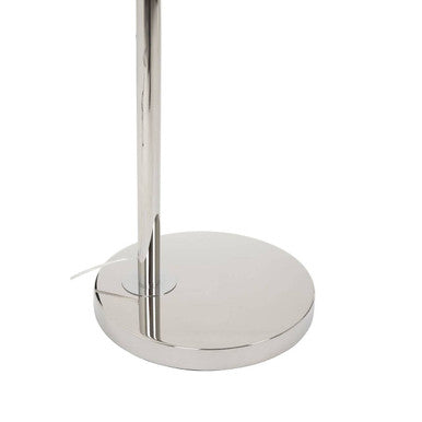 Hubert Nickel Arc Floor Lamp