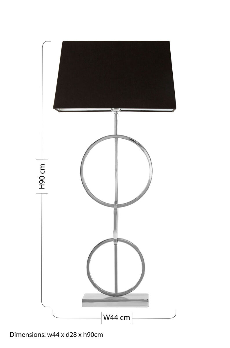 Skye Table Lamp With Dual Ring Base