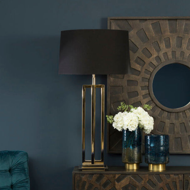 Skye Gold Rectangular Table Lamp