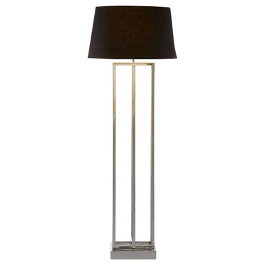 Skye Nickel Rectangular Floor Lamp