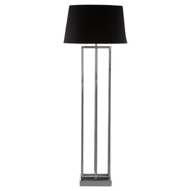 Skye Nickel Rectangular Floor Lamp
