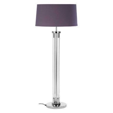 Skye Tall Acrylic & Tubular Base Floor Lamp
