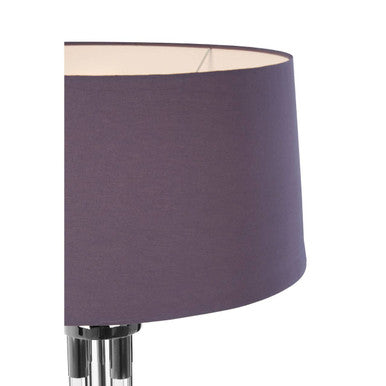 Skye Tall Acrylic & Tubular Base Floor Lamp