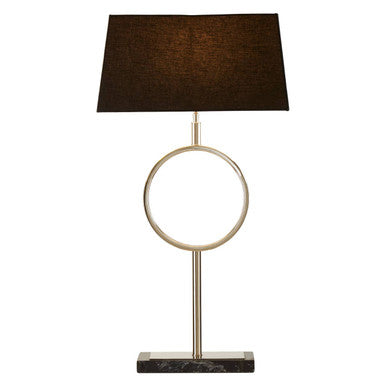 Skye Table Lamp With Stone Base