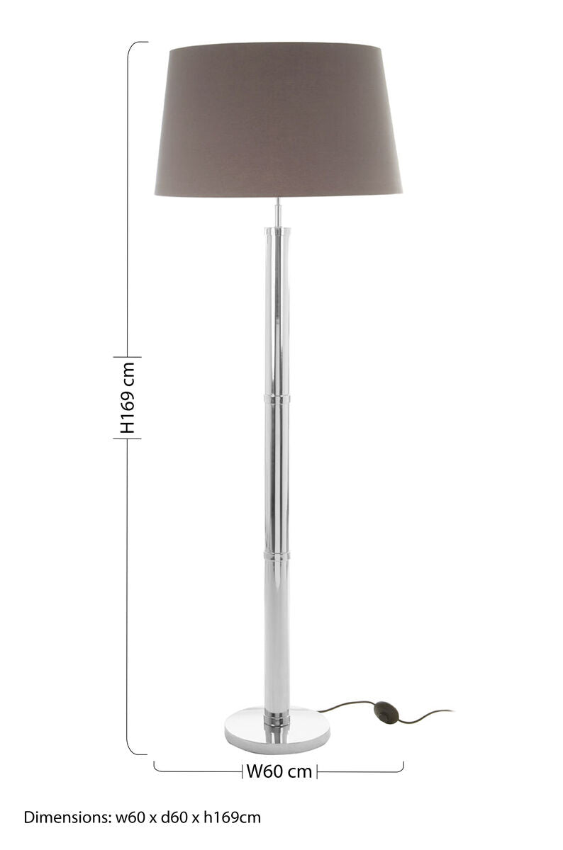 Skye Tall Floor Lamp With Tubular Base