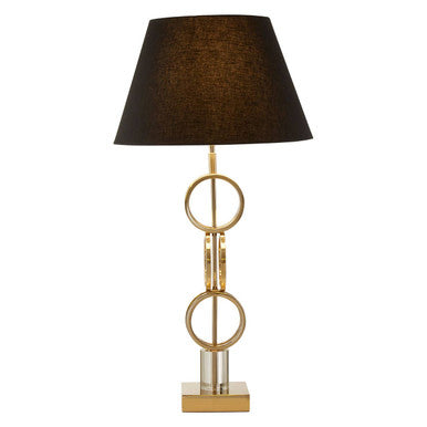 Skye Gold Table Lamp With Dual Ring Base