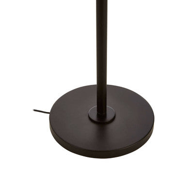 Waldorf Branch Leather Grey Floor Lamp